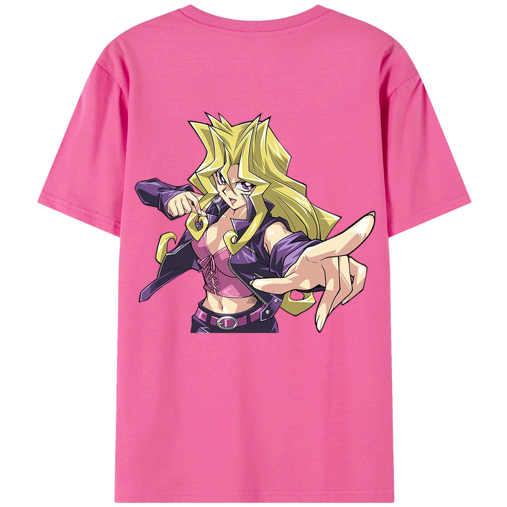 （画像用） 遊☆戯☆王 Yu-Gi-Oh! レディース半袖Tシャツ(バックプリント)